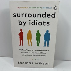 Thomas Erikson Surrounded by Idiots Book Adult OS White Excellent Psychology