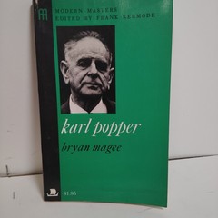 Karl Popper (Modern masters) Magee, Bryan