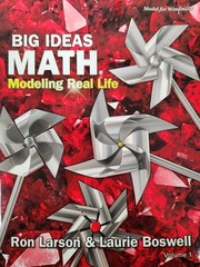 Big Ideas Math: Modeling Real Life – (Grade 1) Student Edition (Volume 1)