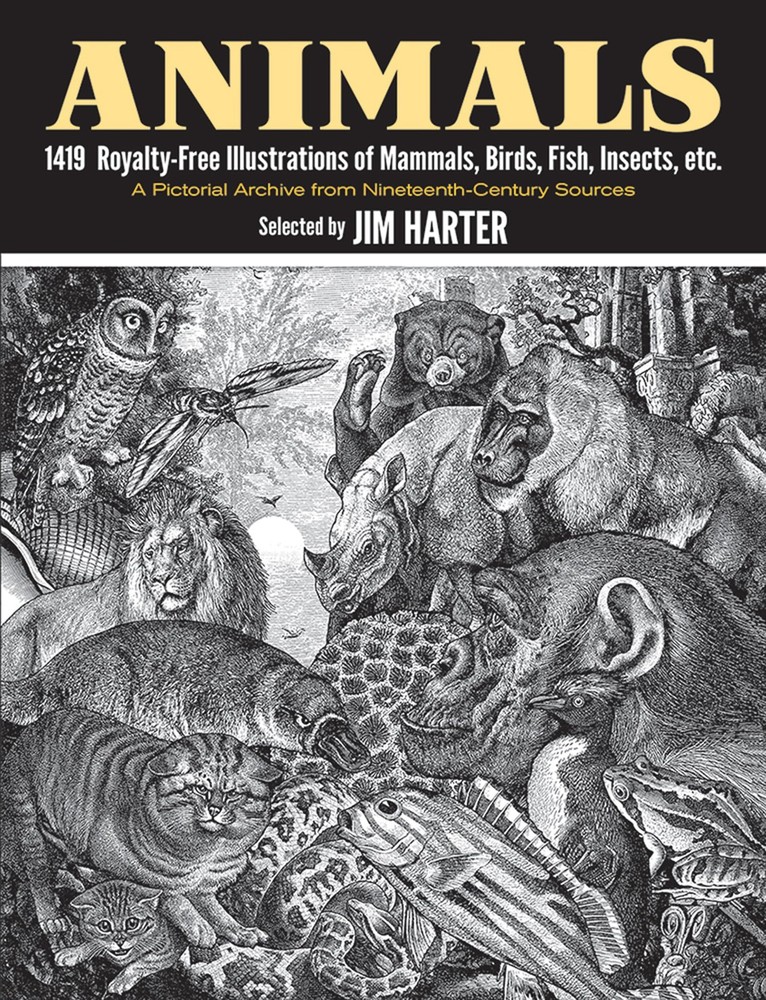 Animals: 1419 Royalty-Free Illustrations of Mammals, Birds, Fish, Insects, e…