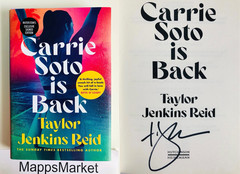 SIGNED Carrie Soto Is Back by Taylor Jenkins Reid 1/1 WATERSTONES Bonus Content