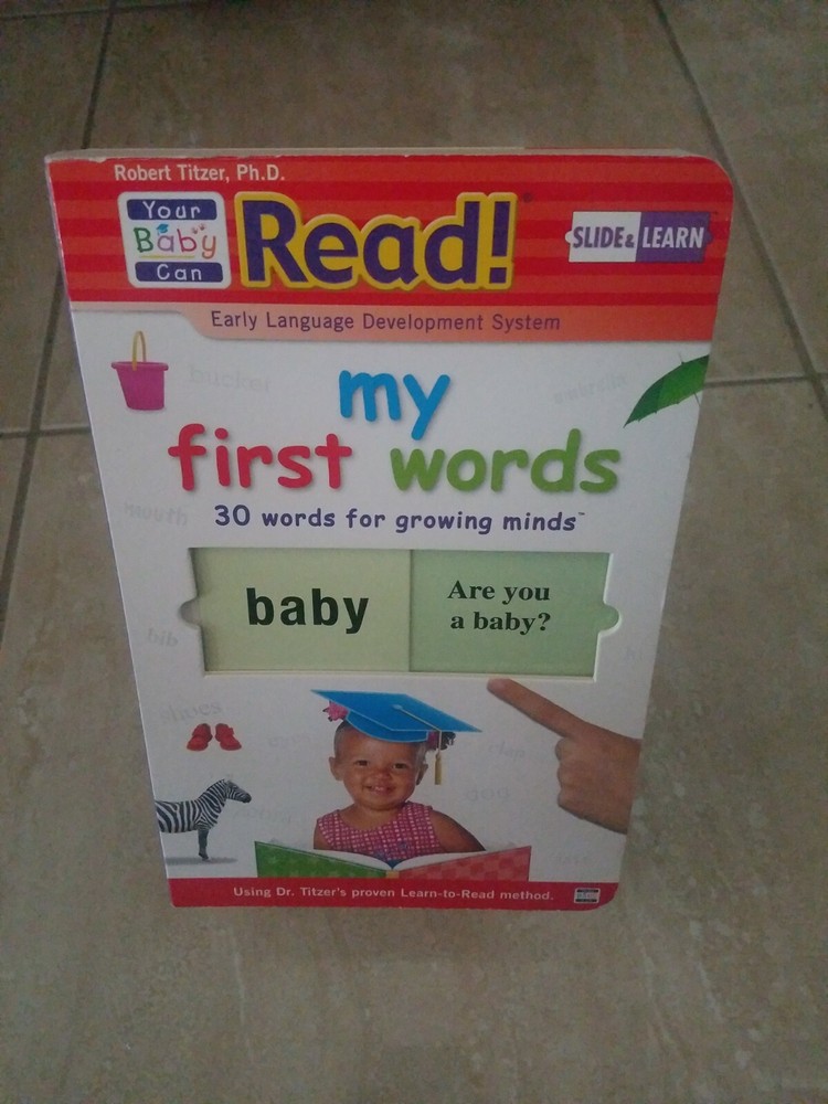 Your Baby Can Read! My First Words : 30 Words for Growing Minds (Slide & Learn)