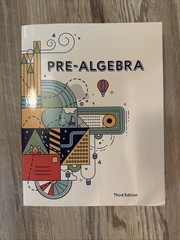 NEW- BJU Press – Pre-Algebra Student Textbook 3rd Edition