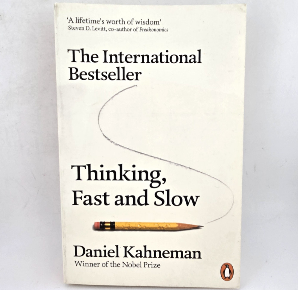 Thinking Fast and Slow by Daniel Kahneman 2012 Paperback Psychology Economics