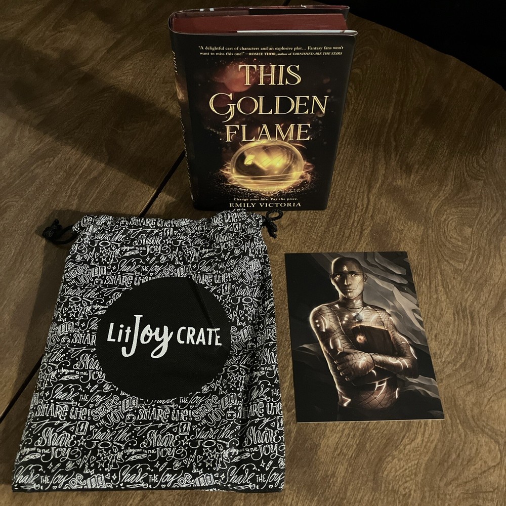 Emily Victoria, This Golden Flame, LitJoy Crate Ed., HC, SIGNED, LIKE NEW (846)