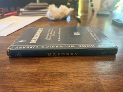 Vintage Masonry Kenneth Holmes Bailey D Van Nostrand Red HC DJ USA 1945
