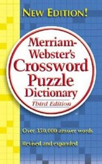 Merriam-webster’s Crossword Puzzle Dictionary – Mass Market Paperback – GOOD