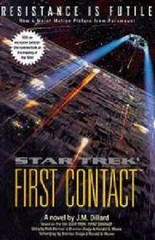 Star Trek First Contact (Star Trek The Next Generation) – Hardcover – GOOD
