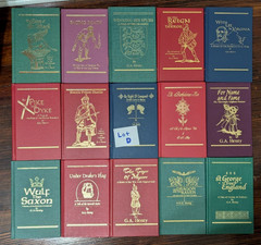 Lot of 15 G A Henty Preston Speed Hardcover Books Heirloom History Homeschool, D