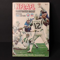 1969 NFL-AFL Illustrated Digest Official Edition – Joe Namath New York Jets