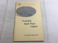 Profitable Small Plant Layout John R. Immer 1964 2nd Ed Business Mgmt SBA