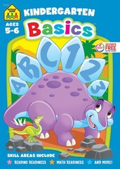 School Zone Kindergarten Basics Workbook: 64 Pages, Reading & Math Readiness…