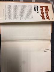 Mirror Image by Nancy Hunt (1978, Hardcover)