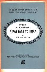 Notes on E. M. Forster A Passage to India Boulton, J.A. and Norman T. Carrington