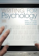 WRITING FOR PSYCHOLOGY By Mark L. Mitchell & Janina M. Jolley **Mint Condition**