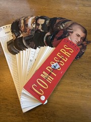 FANDEX Family Field Guides COMPOSERS Flip Cards 50 Die Cut Cards Homeschool