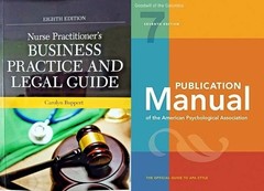 NURSE PRACTIONERS BUSINESS PRATICE 8TH EDITION AND PUBLICATION MANUAL (2 BOOKSET