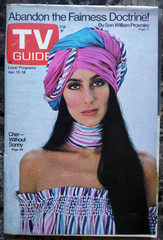 TV. GUIDE CHER WITHOUT SONNY MAGAZINE SOUTHERN OHIO APR.12-18 1975.116 PAGES