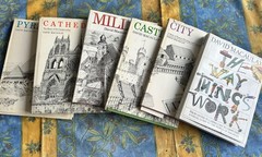 Six books David Macaulay signed by author