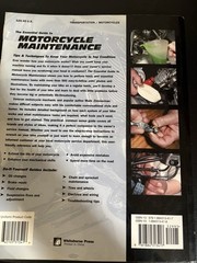 The Essential Guide to Motorcycle Maintenance by Mark Zimmerman Paperback Manual