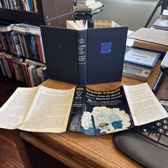 MARK TWAIN : LETTERS FROM THE EARTH Edited Bernard DeVoto 1962 hcdj