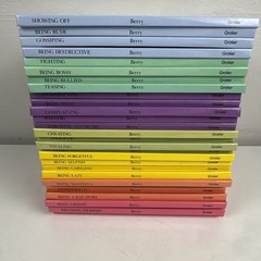 Vtg 1988 Joy Berry Help Me Be Good 29 Book HC Set Rainbow Grolier