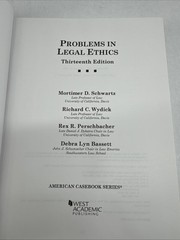 Problems in Legal Ethics (American Casebook Series) – Hardcover –