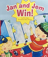 Pearson Kindergarten Student Reader 5.1: JAN and JEM WIN! D.M. Lo