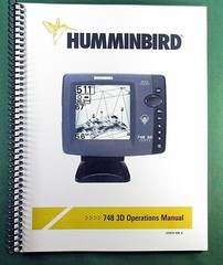 Humminbird 748 3D Instruction Manual: 81 Pages & Protective Covers!