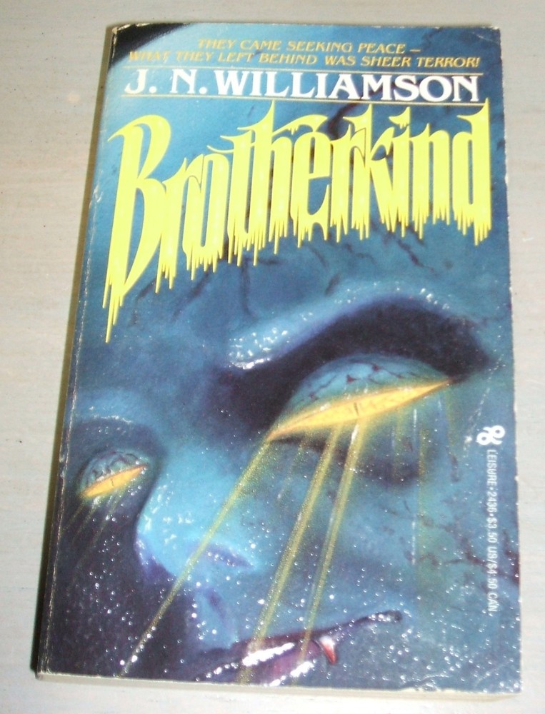Brotherkind by J. N. Williamson Leisure Horroe 1982 See Listing for details