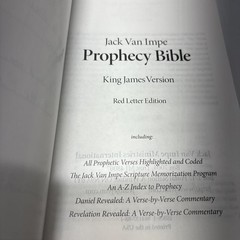 🙏 The Jack Van Impe Prophecy Bible Third Edition KJV King James Version Bible 2