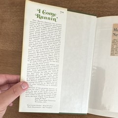 I Come Runnin’ by Martha Emmons (Baylor University) 1976 HC SIGNED 1st DJ