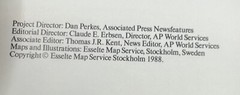 ASSOCIATED PRESS WORLD ATLAS 1988 HARDCOVER VGC | REFERENCE | Atlas