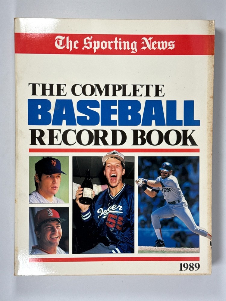 1989 The Complete Baseball Record Book Vintage Sporting News Orel Hershiser