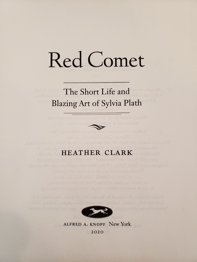 Heather Clark, Red Comet, 2020, HCDJ, First Edition/First Printing, MINT Copy!