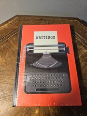 Writings Journal with Embedded Pen, 144 lined pages, Expandable Inner Pocket