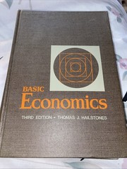 Basic Economics by Thomas J. Hailstones – 3rd Edition – 1968 –
