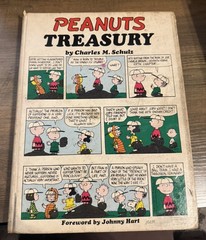 Peanuts Treasury by Charles Schultz 1968 Snoopy Comic Strips Cartoons Book