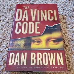The DaVinci Code by Dan Brown Hardcover Book