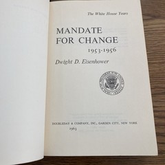 The White House Years Dwight D. Eisenhower 1953-1961 Ike Waging Peace Change VTG