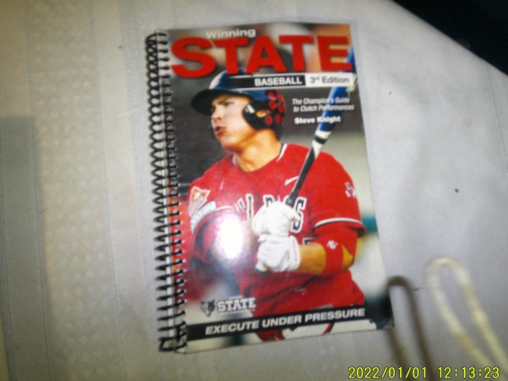 BINDER BOOK WINNING STATE BASEBALL 3RD EDITION STEVE KNIGHT
