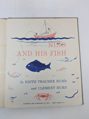 1954 NINO AND HIS FISH – SIGNED by BOTH Edith and Clement Hurd – US SHIPS FREE!