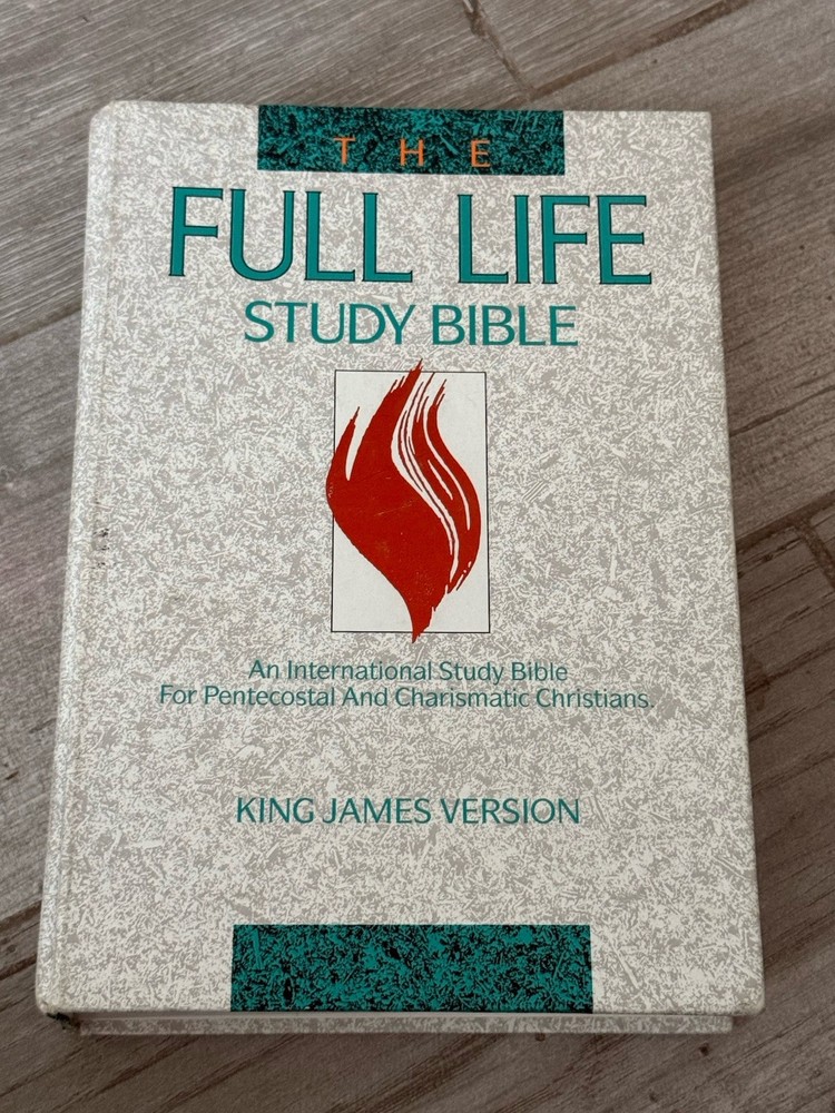 🔥 KJV The Full Life Study Bible by Donald Stamps Hardcover 1992