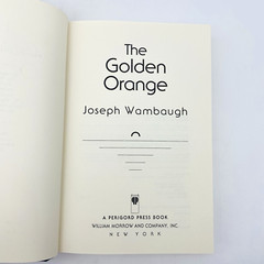 SIGNED The Golden Orange Joseph Wambaugh 1st Ed 1st Print Hardcover DJ
