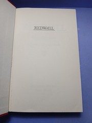 Redwall by Brian Jacques (1986 First Edition, 11th Printing Hardcover)