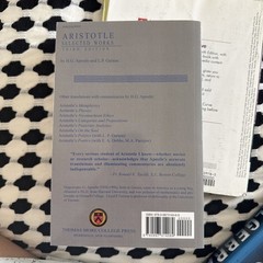 Aristotle selected Works Third Edition