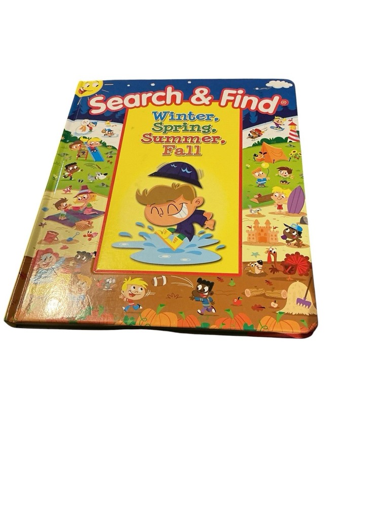Search & Find: Winter, Spring, Summer, Fall Hardcover Ages 4-8 Illustrated Mill…