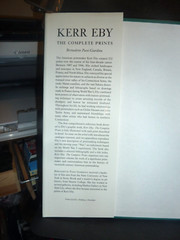 Kerr Eby: The Complete Prints – Bernadette Passi Giardina First Ed RARE! 1997