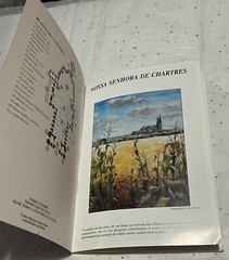 France: CHARTRES CATHEDRAL BROCHURE, FULL COLOR, 22 PAGES, 1997 – PORTUGUESE