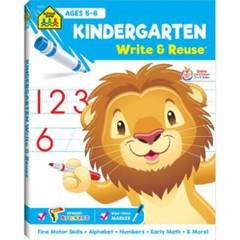 School Zone – Kindergarten Write & Reuse – School Zone, 1681472821, spiral-bound